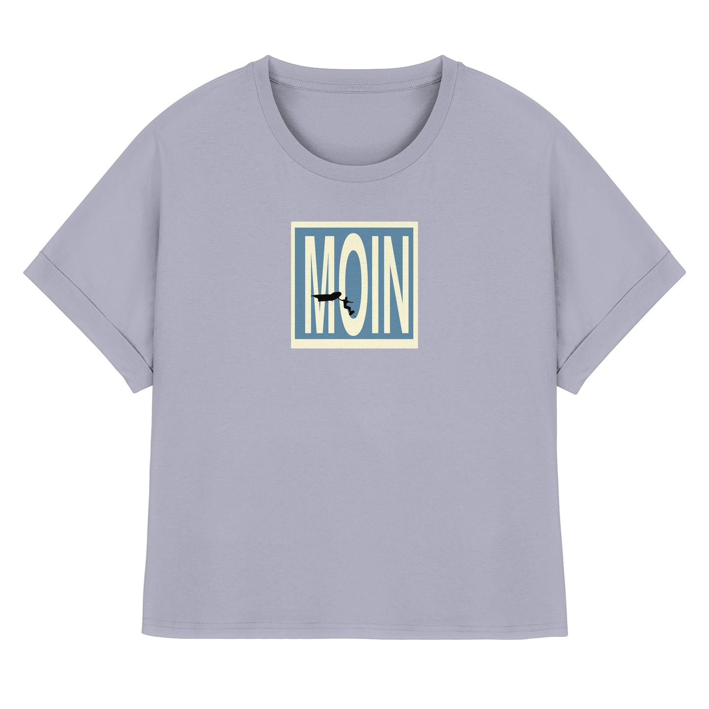 Wingoil-Moin - Womens Organic Rolled Sleeves T-Shirt