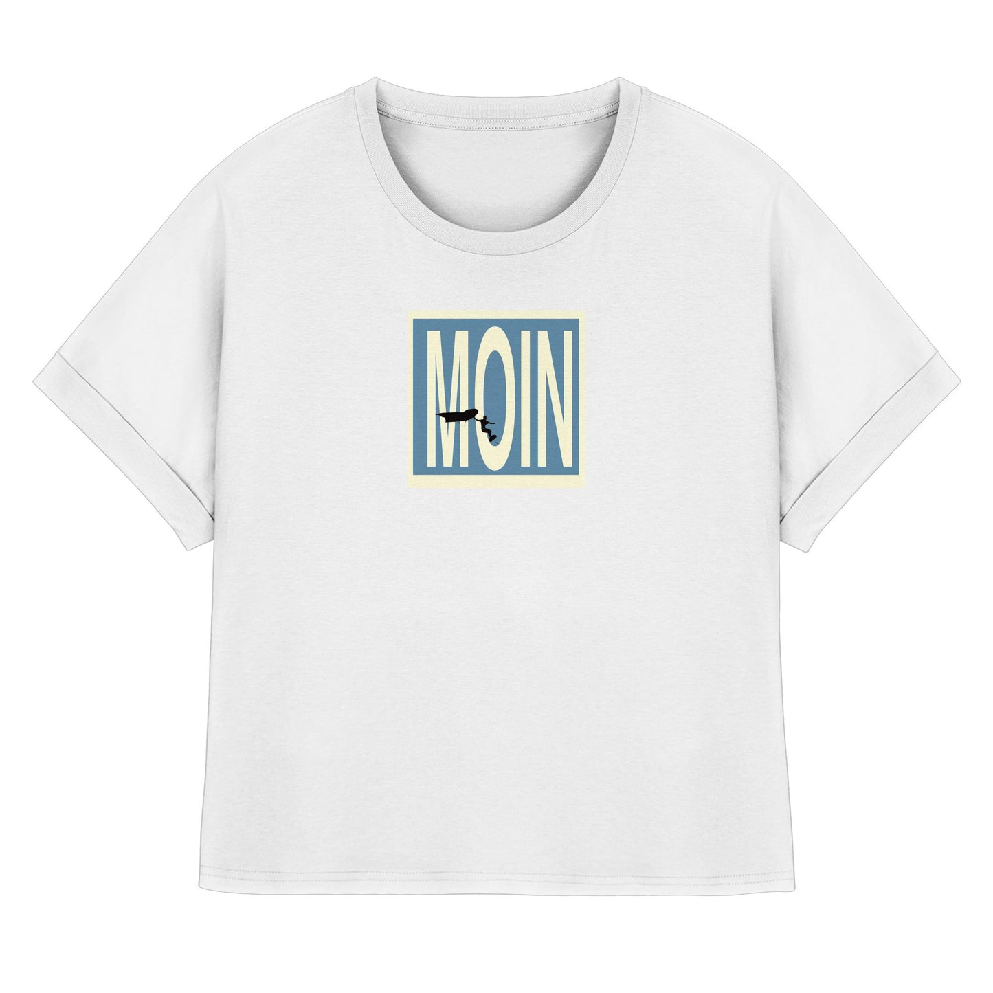Wingoil-Moin - Womens Organic Rolled Sleeves T-Shirt