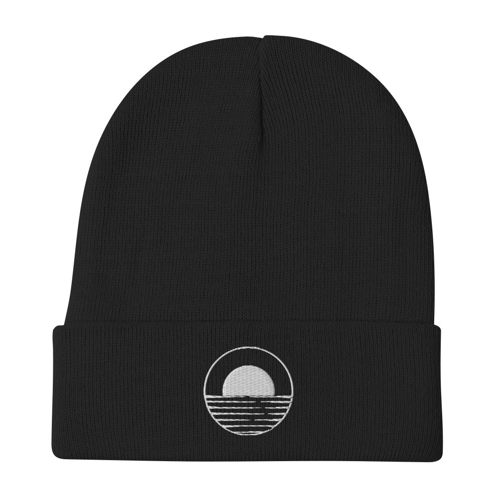 Sunset -bestickte Beanie