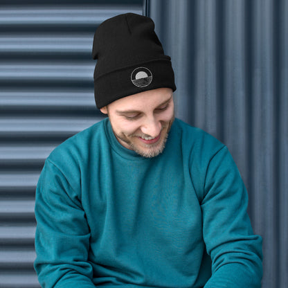 Sunset -bestickte Beanie