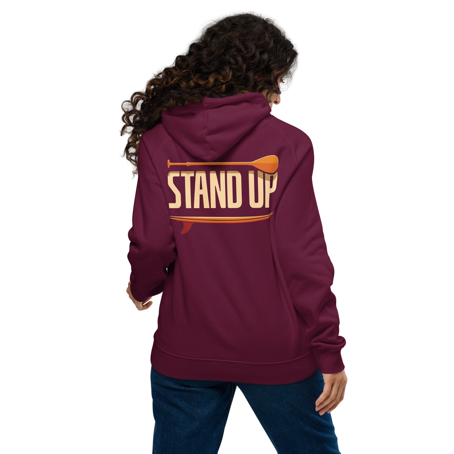 Stand UP - Organic Hoodie Bio-Raglan-Hoodie