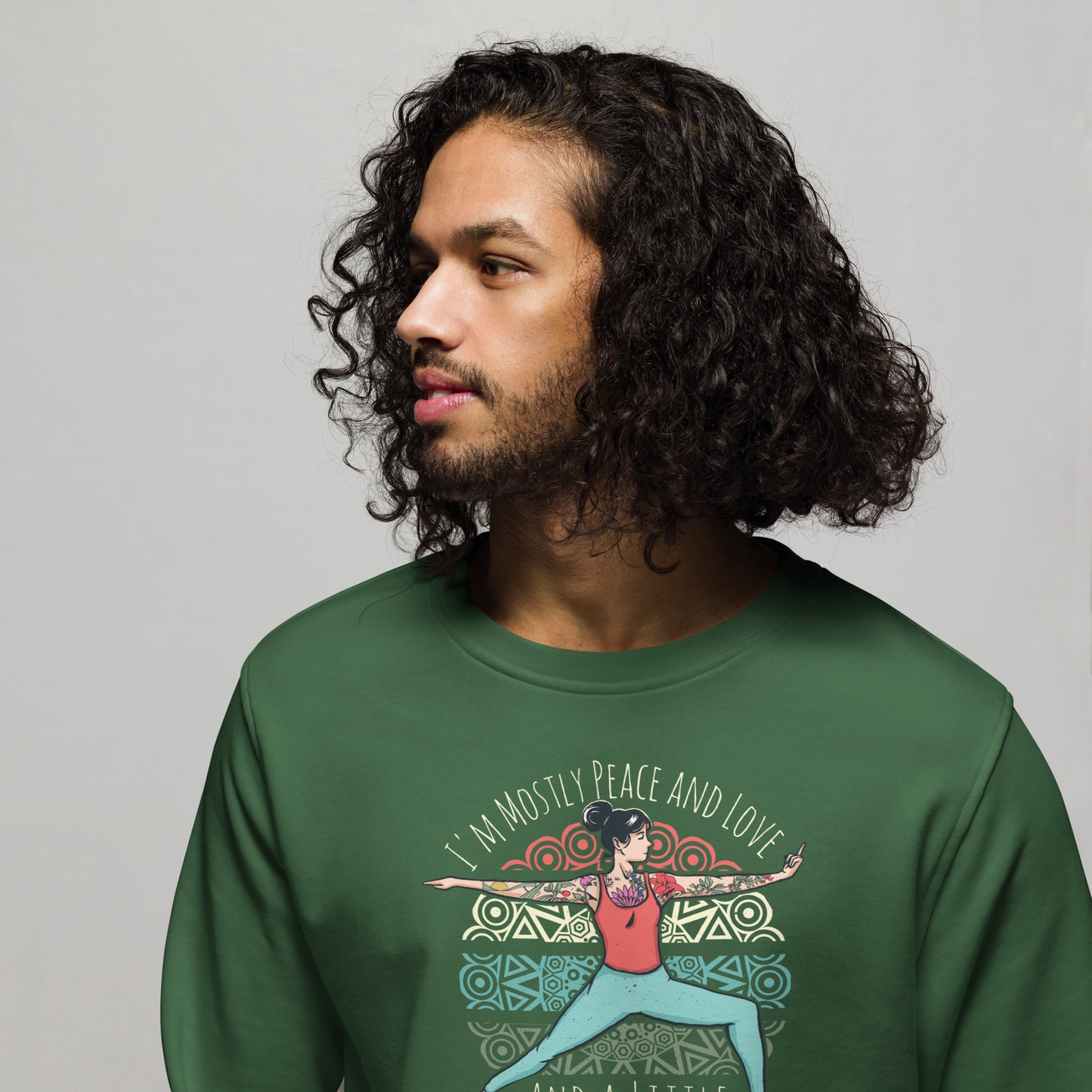 SUP-Yoga Peace and Love - Organic Sweatshirt