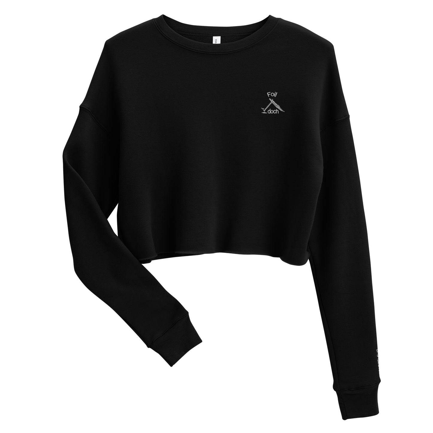 Foil doch Crop-Sweatshirt