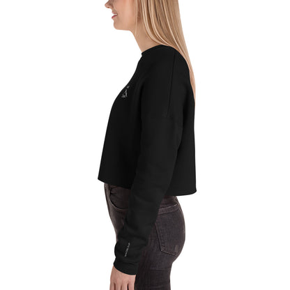 Foil doch Crop-Sweatshirt