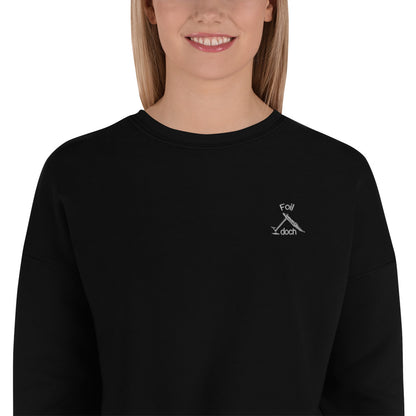 Foil doch Crop-Sweatshirt