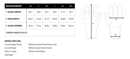 Mittens Open palm Xtreme