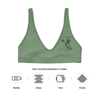 Stand Up Paddling- My way to be free recyceltes gepolstertes-Bikini-Oberteil