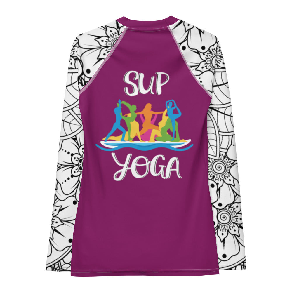 SUP-Yoga Girls Damen-Rash-Guard