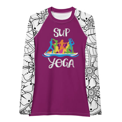 SUP-Yoga Girls Damen-Rash-Guard