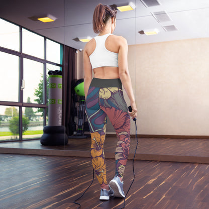 SUP-Yoga-Peace and Love Leggings