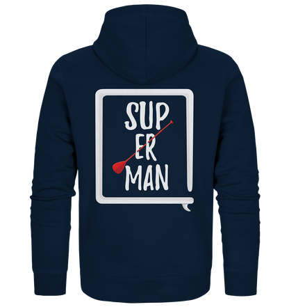 SUP ER MAN 2.0  - Organic Zipper