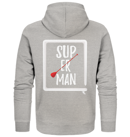 SUP ER MAN 2.0  - Organic Zipper