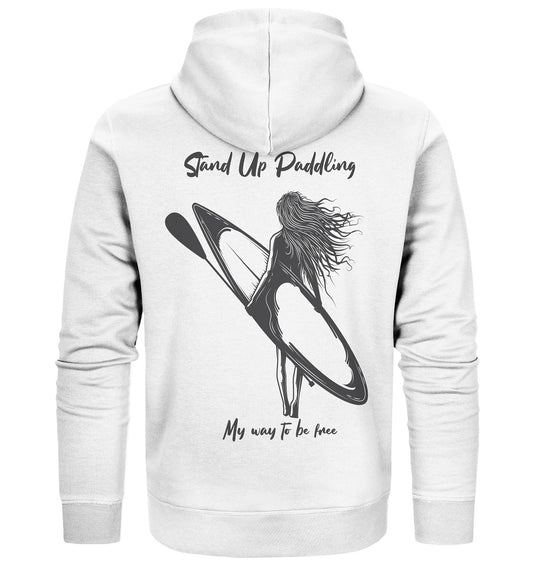 Stand Up Paddling- My way to be free - Organic Zipper