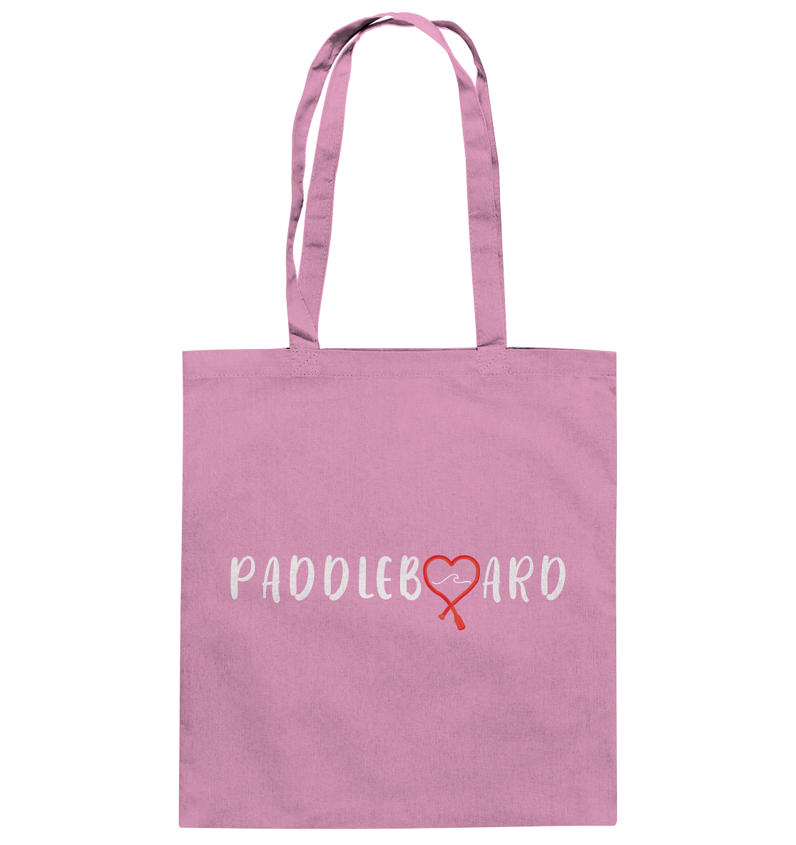 Paddleboard- ein Herz für die Welle - Baumwolltasche
