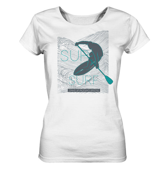 SUP SURF-Stand Up Paddling - Ladies Organic Shirt
