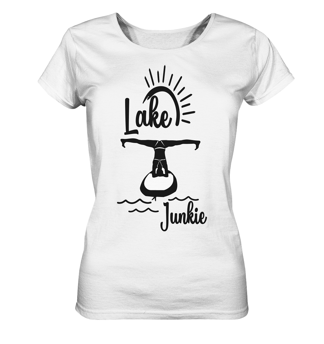 SUP-Yoga Lake Junkie - Ladies Organic Shirt