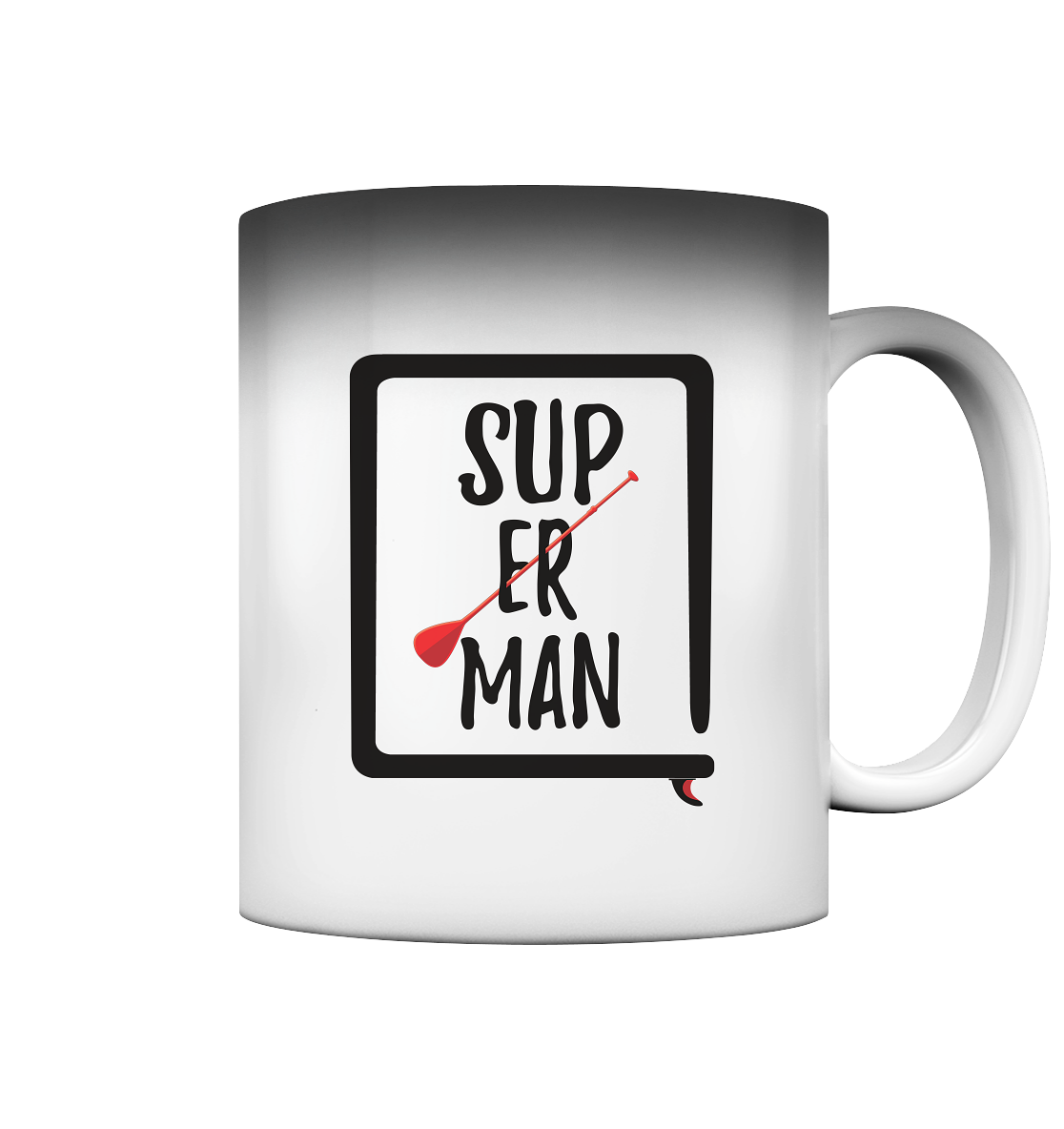 SUP ER MAN  - Magic Mug