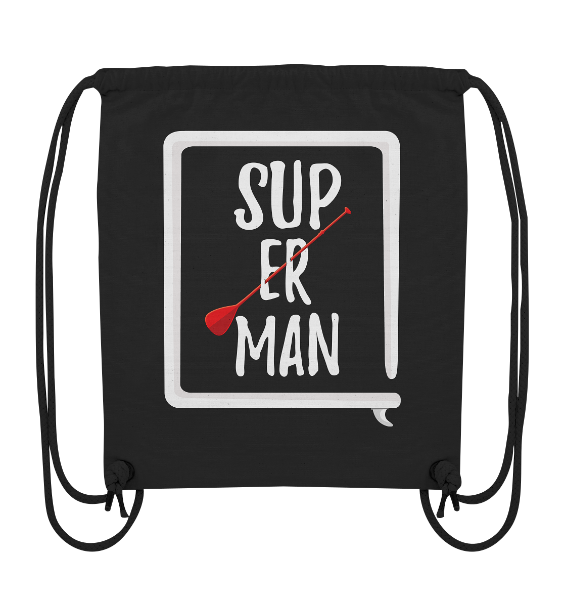 SUP ER MAN 2.0  - Organic Gym-Bag