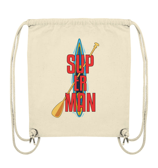 SUP ER MAN - Organic Gym-Bag