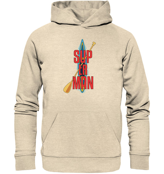 SUP ER MAN - Organic Hoodie