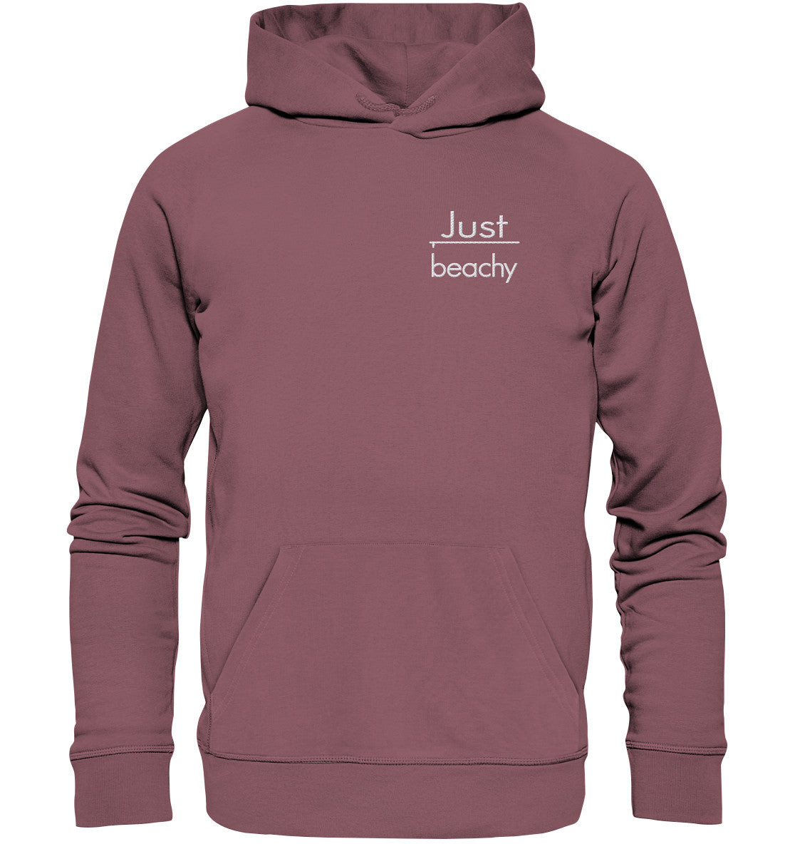 Boardtime-Just beachy - Organic Hoodie (Stick)