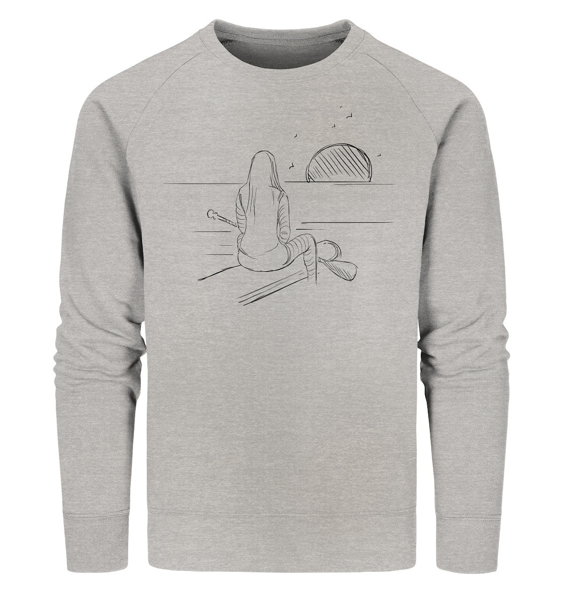 Sea-View Girl - Organic Sweatshirt