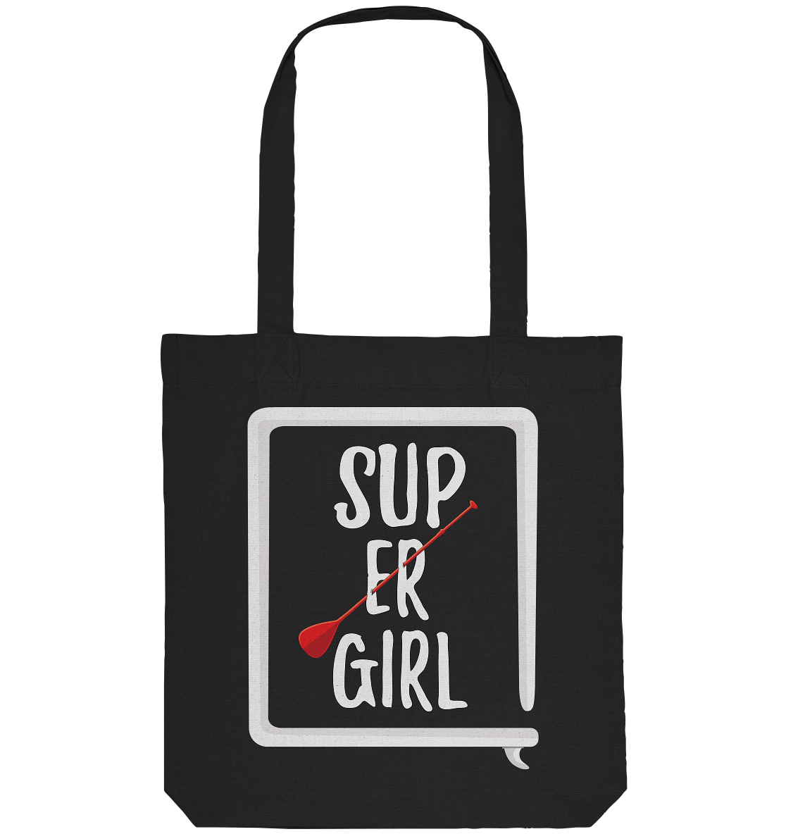 SUP ER GIRL 2.0 - Organic Tote-Bag
