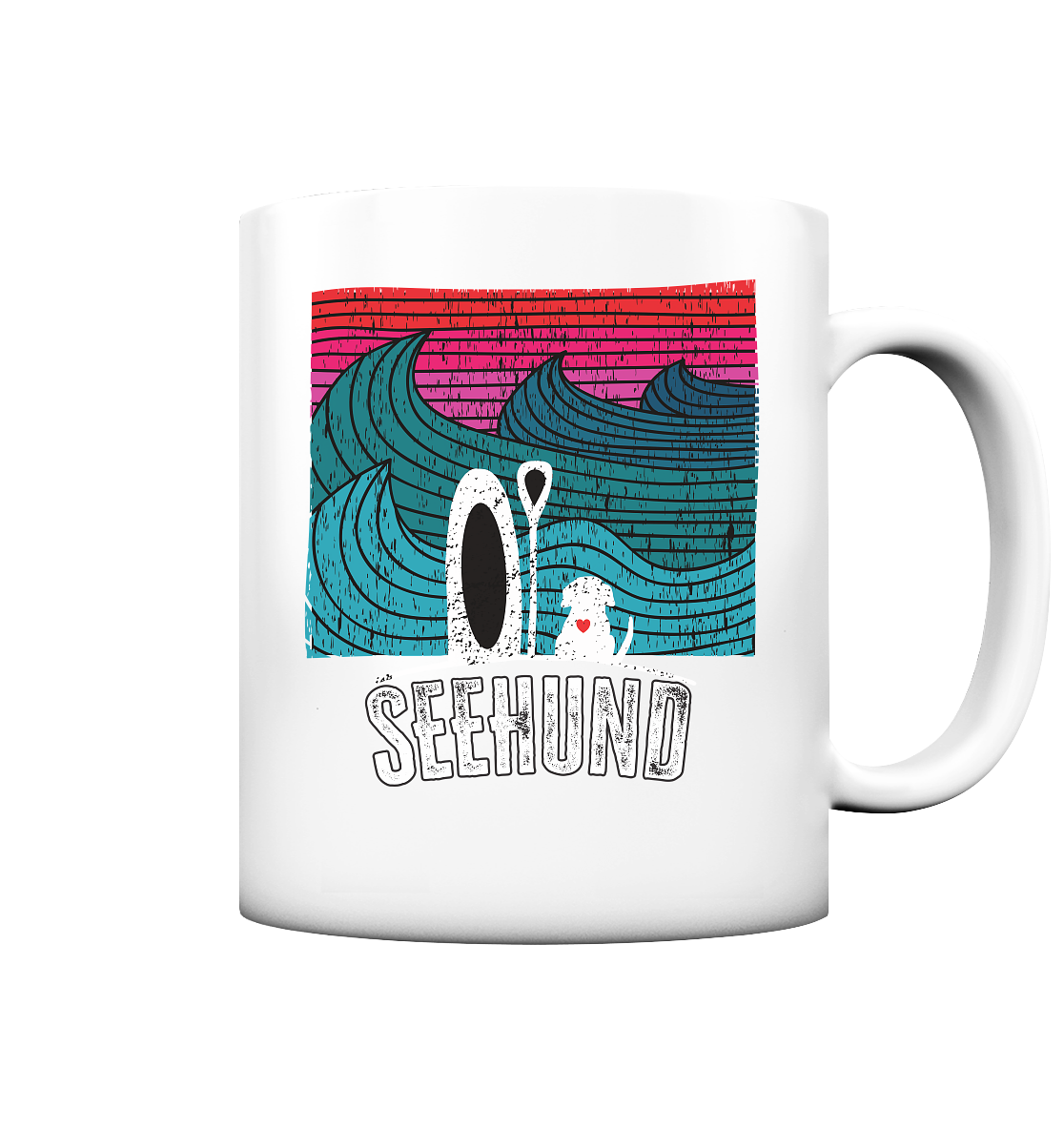 Seehund - Tasse matt