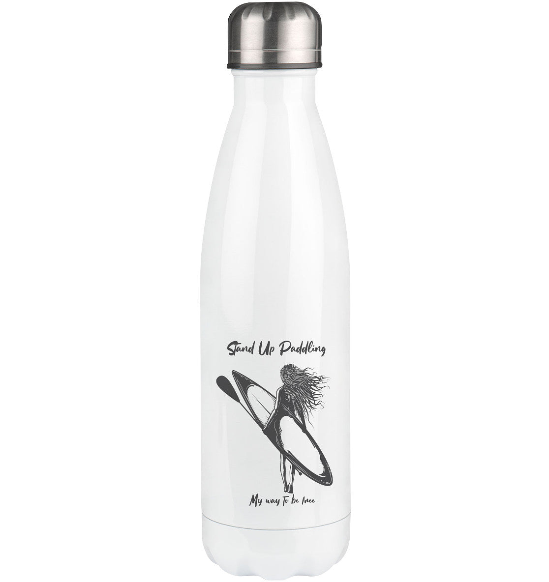 Stand Up Paddling- My way to be free - Thermoflasche 500ml