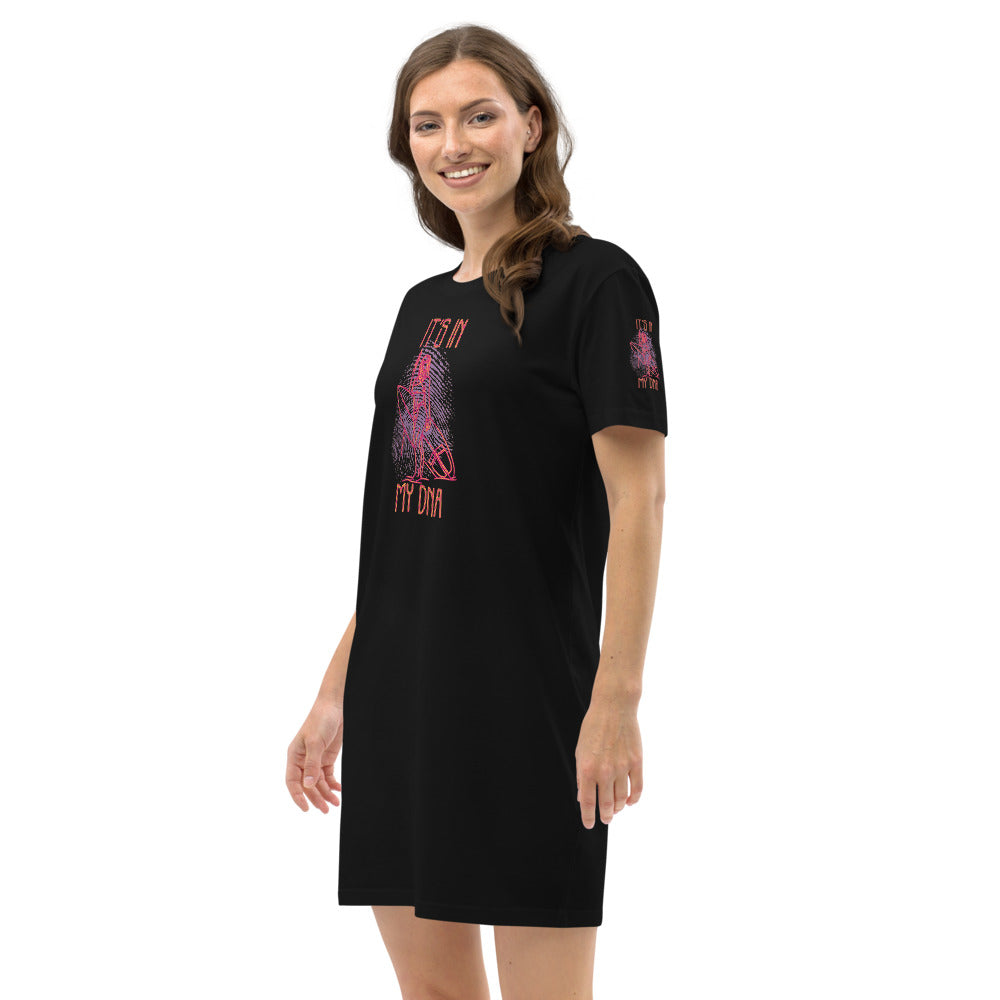 SUP-It´s in my DNA T-Shirt-Kleid aus organischer Baumwolle