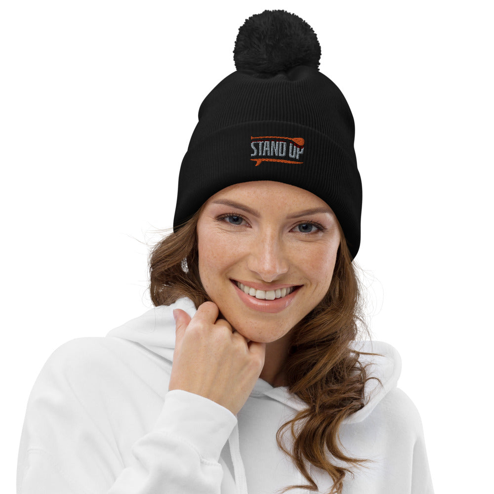 STAND UP Bommel-Beanie