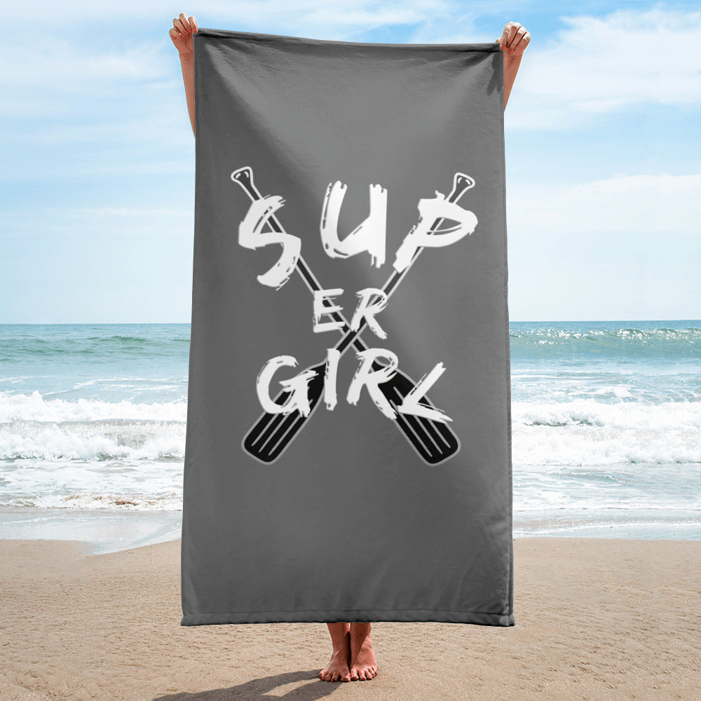 SUPer Girl Strandhandtuch